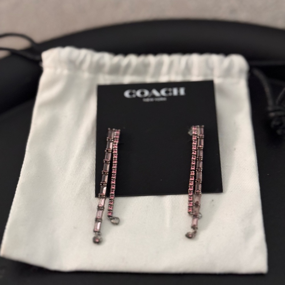 Coach Pink Earrings